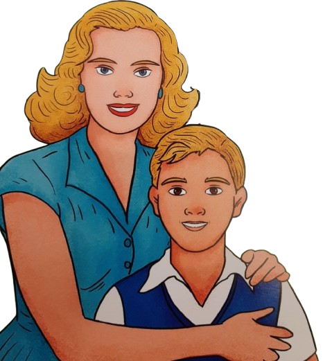 Banner image for Kathleen E. Grant's books, featuring a mother and child.